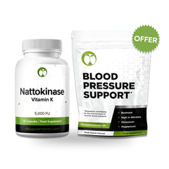 Blood Pressure Support Powder & Nattokinase Capsules