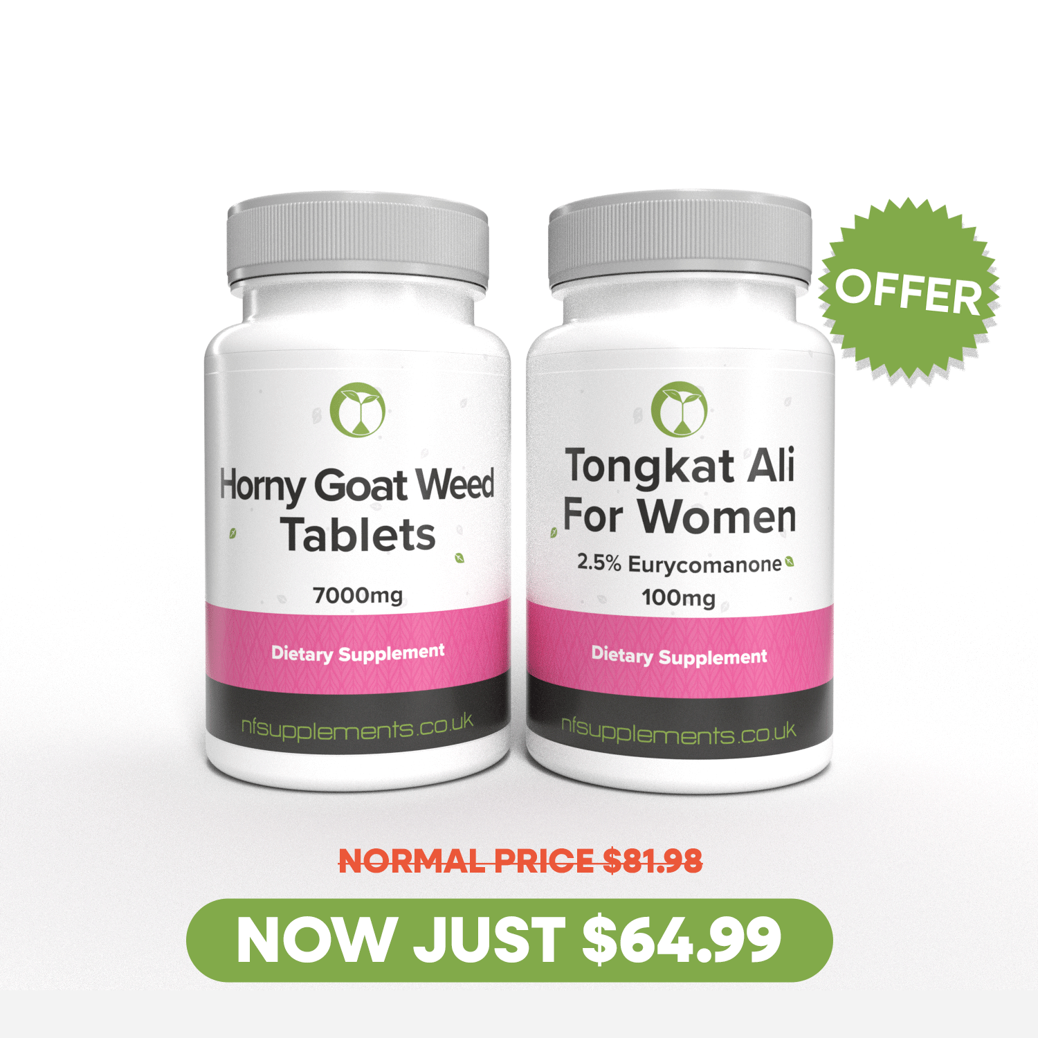 Women's Libido Boost Horny Goat Weed & Tongkat Ali Natural