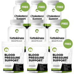 Blood Pressure Support Powder & Nattokinase Capsules - Buy 2 Get 1 Free