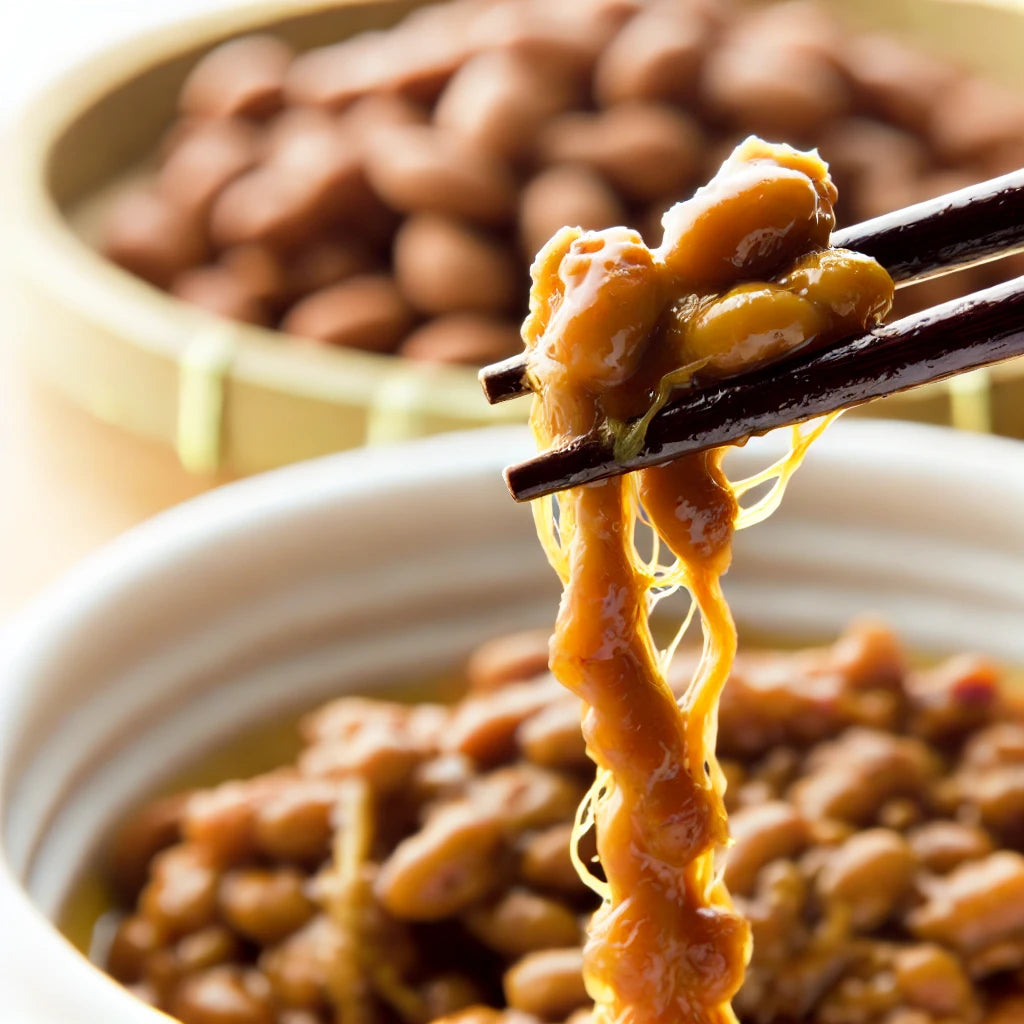 natto traditional japanese fermented soybean