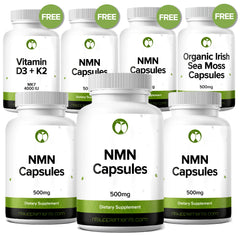 NMN Capsules - Buy 3 Get 2 Free (Plus Free Gifts)