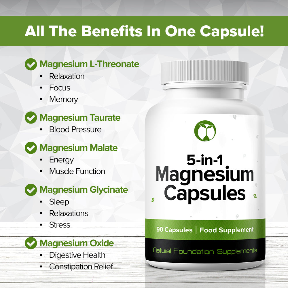 5 In 1 Magnesium Capsules