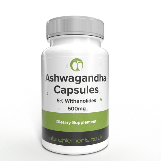 Ashwagandha Withania Somnifera Capsules - Reduce Stress & Anxiety
