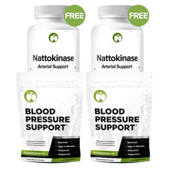 Buy 2 Blood Pressure Support, Get 2 Nattokinase Free