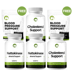Nattokinase, Cholesterol Support and Blood Pressure - 2 Months'