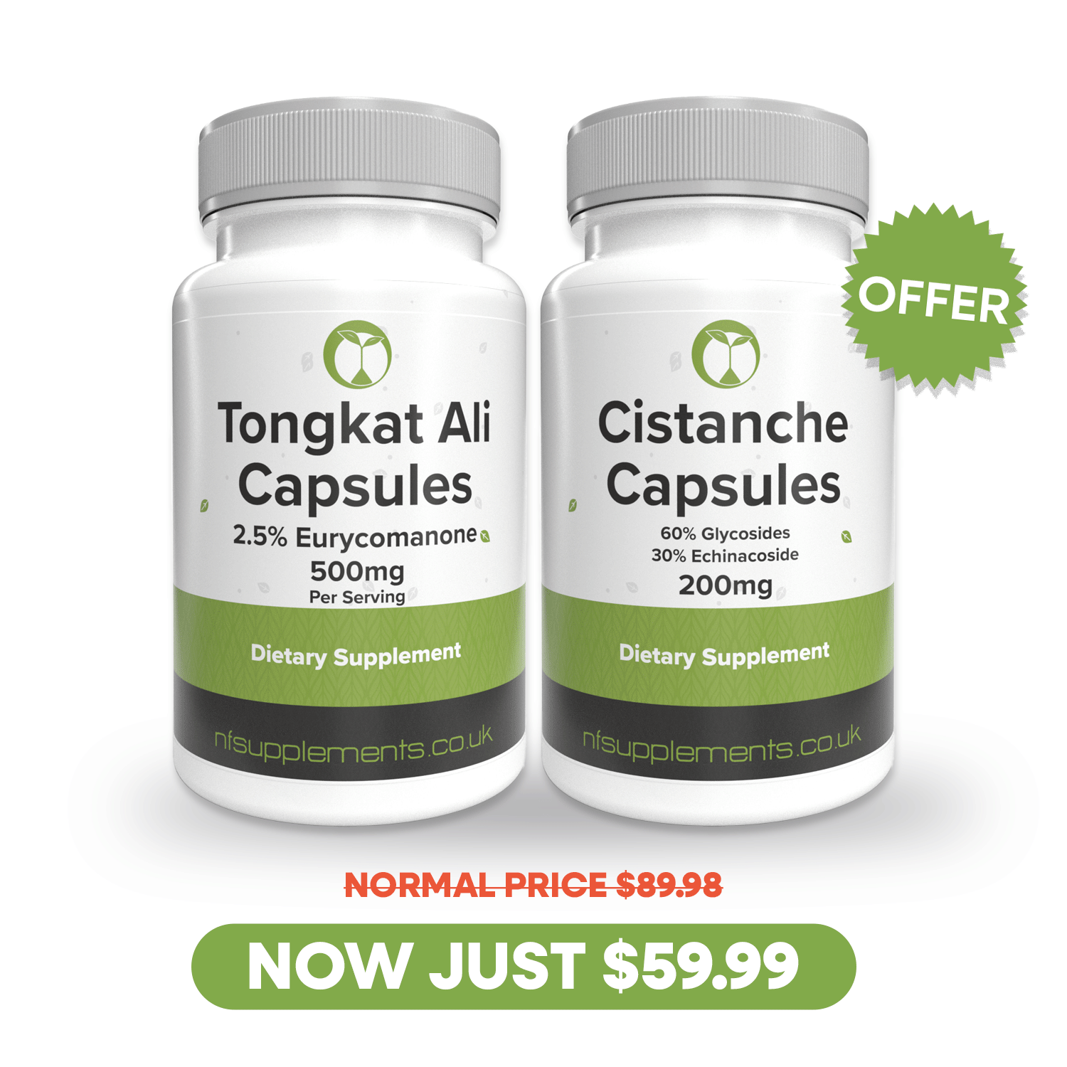 Natural Testosterone Boost - Cistanche & Tongkat Ali