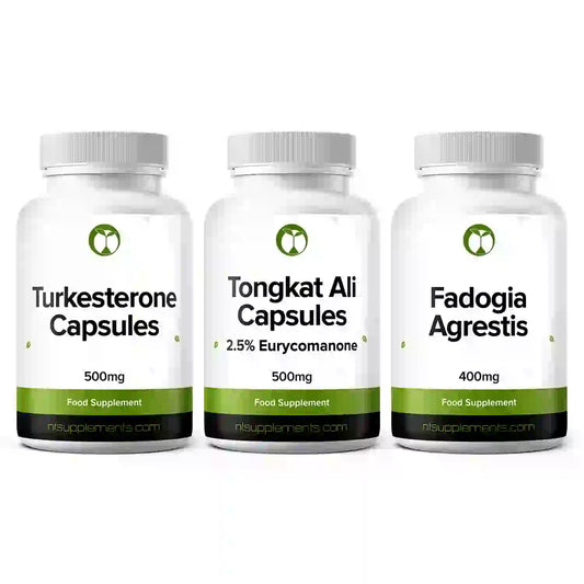 Natural Muscle Builder Bundle - Tongkat Ali, Fadogia & Turkesterone