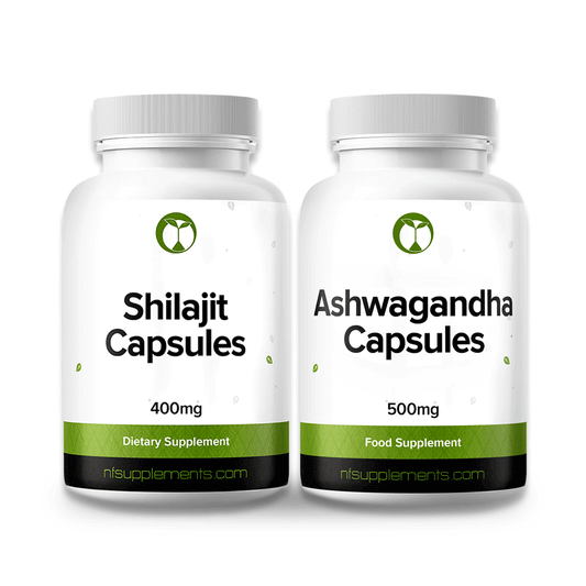 Ashwagandha & Shilajit Bundle - Lower Stress & Improve Energy Levels