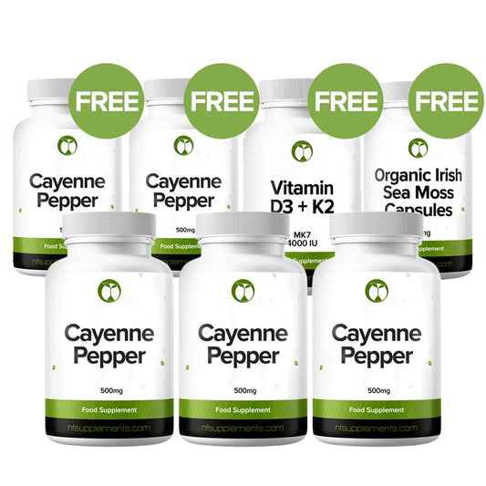 Cayenne Pepper - Buy 3 Get 2 Free (Plus Free Gifts!)