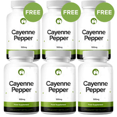 Cayenne Pepper - Buy 3 Get 3 Free