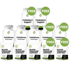 Nattokinase and Blood Pressure Support - Buy 3 Get 2 Free (And Gifts)