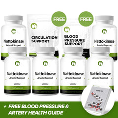 Nattokinase Capsules - 5000 FU - 180 Servings (Plus Gifts)